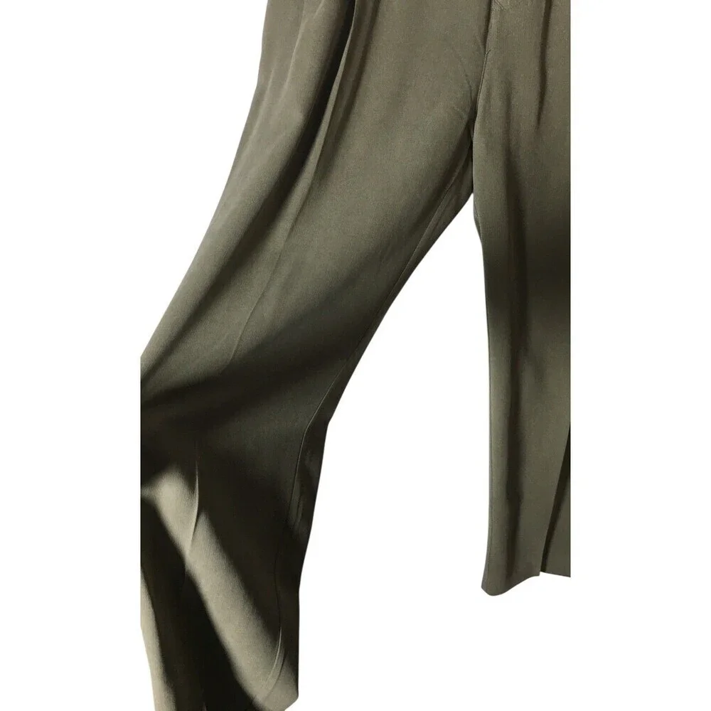 Tommy Bahama Pants Men's Size 38 x 34 Green 100% Silk Button Zip Closure
